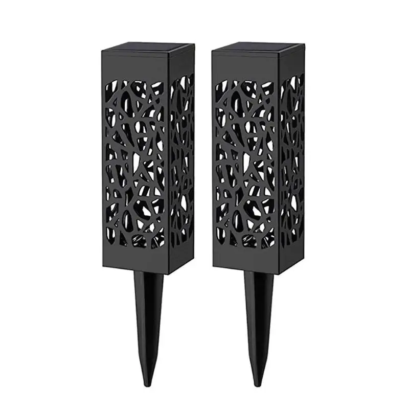 

2pcs Warm Light Solar LED Net Cover Light Outdoor Waterproof Ground Lamp
