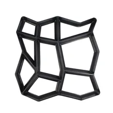 Black Plastic Making DIY Paving Mould Home Garden Floor Road Concrete Stepping Driveway Stone Path Mold Patio Maker Black Plastic Making DIY Paving Mould Home Garden Floor Road Concrete Stepping Driveway Stone Path Mold Patio Maker