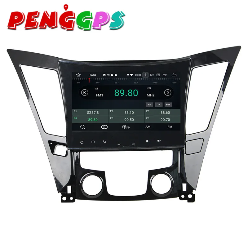 Excellent Android 8.0 7.1 Car DVD Player GPS Navigation Headunit For Hyundai SONATA 2011 2012 2013 Car Stereo Auto Multimedia Satnav Video 6