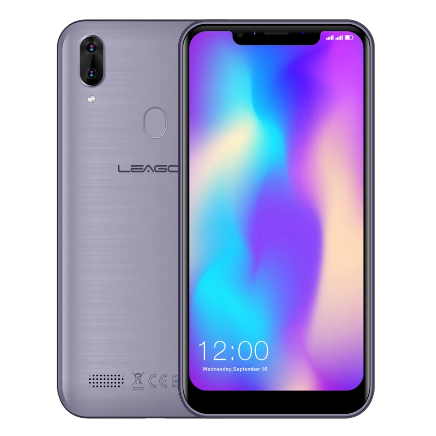 LEAGOO M11 Android 8,1 6,1" 4000 мАч 2 Гб ОЗУ 16 Гб ПЗУ MT6739 четырехъядерный отпечаток пальца лица ID Быстрая зарядка 4G OTG Мобильный телефон