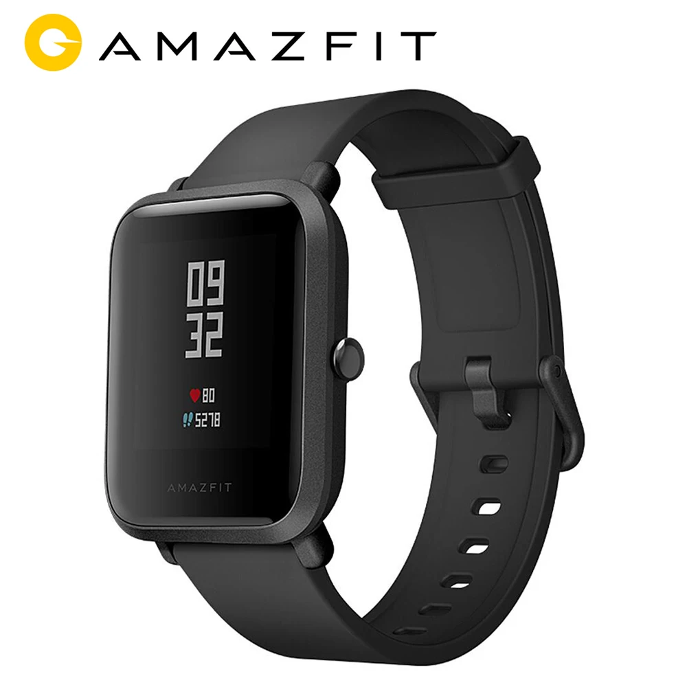 

Global Version Xiaomi Huami Amazfit Bip Smart Watch GPS Gloness Smartwatch Smart-watch Watchs 45 Days Standby for Phone MI8 IOS