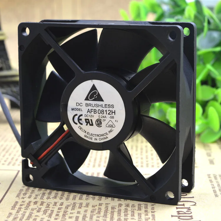 

Original AFB0812H 12V 0.24A 8025 2 Line Double Ball Cooling Fan