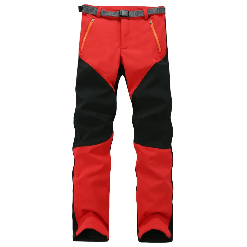 

Camping Hiking Winter Outdoor Sport Pants Warm Waterproof Fleece Windproof Fishing Pants Men Women Mountain Climbing Pantalones