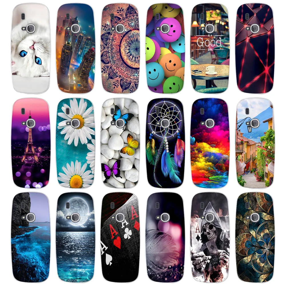 

Case for Nokia 3310 2017 Case Soft Silicone Back Cover for Nokia3310 Mobile Phone Protector 2017 Cartoon Fundas Coque Capa Case