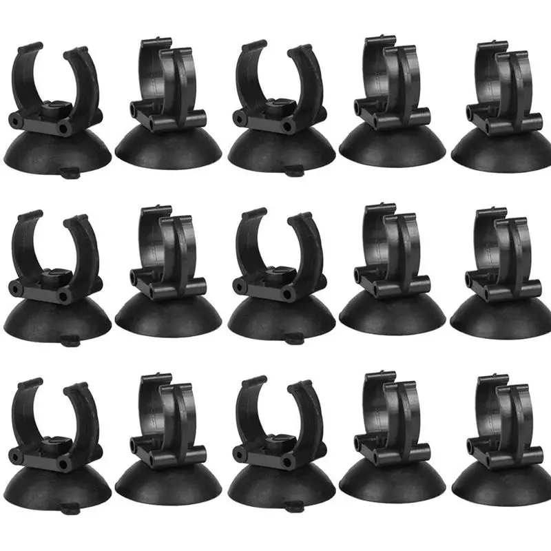

Aquarium Heater Suction Cups Suckers Clips 33Mm Dia Holders Clamps For Fish Tank Accessories,15 Pack Black