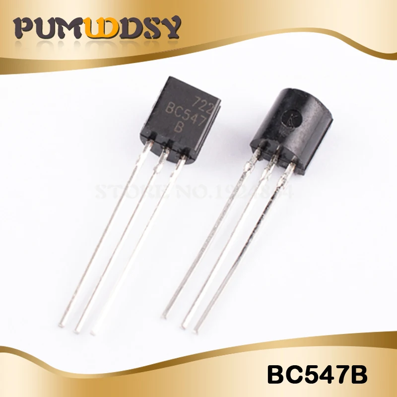 

100pcs BC547B BC547 TO92 547B new triode transistor NPN PNP TO-92 IC