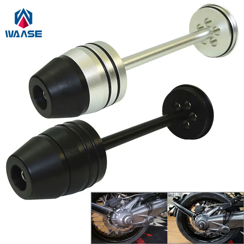 waase R1250 GS RT Motorcycle Rear Wheel Fork Axle Sliders Cap Crash