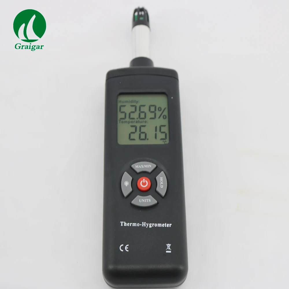 Portable humidity temperature industrial meter digital Thermo