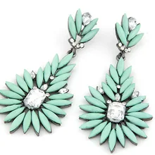 Горячие новые модные ювелирные изделия женские оптовые богемные серьги 12 шт./партия