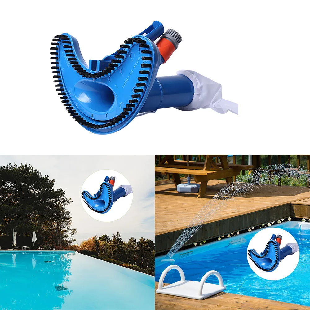 Pool Cleaner Portable Swimming Pool Pond Fountain Vacuum Brush Cleaner Cleaning Tool Outdoor Hot Tubs Accessories Garden Supplie