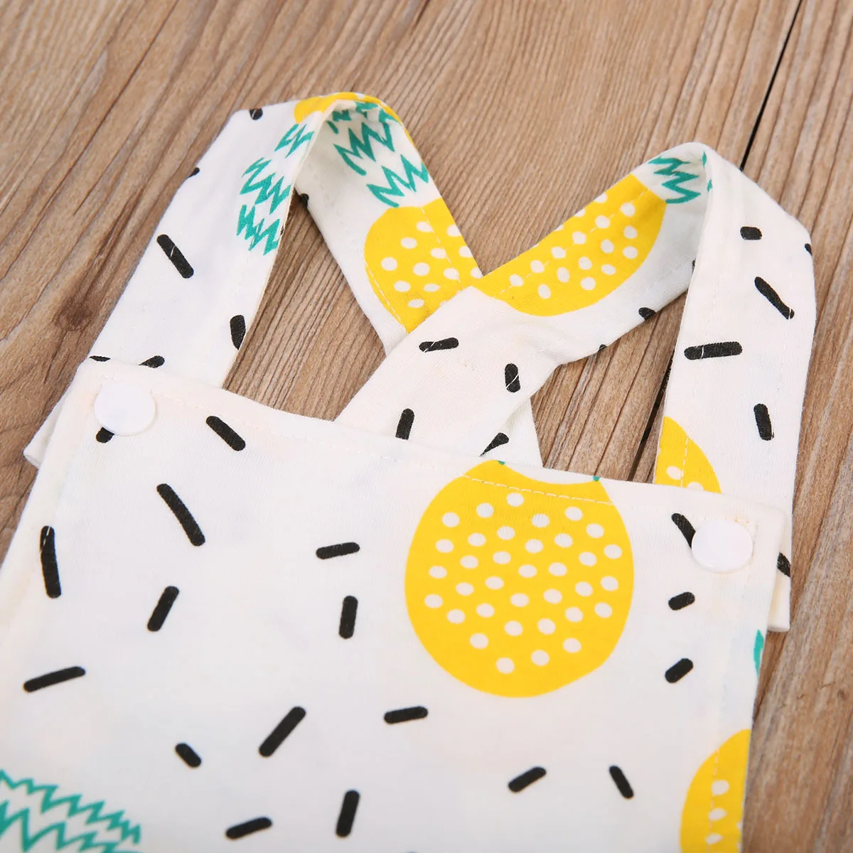 Pudcoco طفلة ملابس طفلة لطيف الأناناس طباعة رومبير الصيف القطن بذلة الزي playsuit طفلة الملابس Pudcoco طفلة ملابس طفلة لطيف الأناناس طباعة رومبير الصيف القطن بذلة الزي playsuit طفلة الملابس