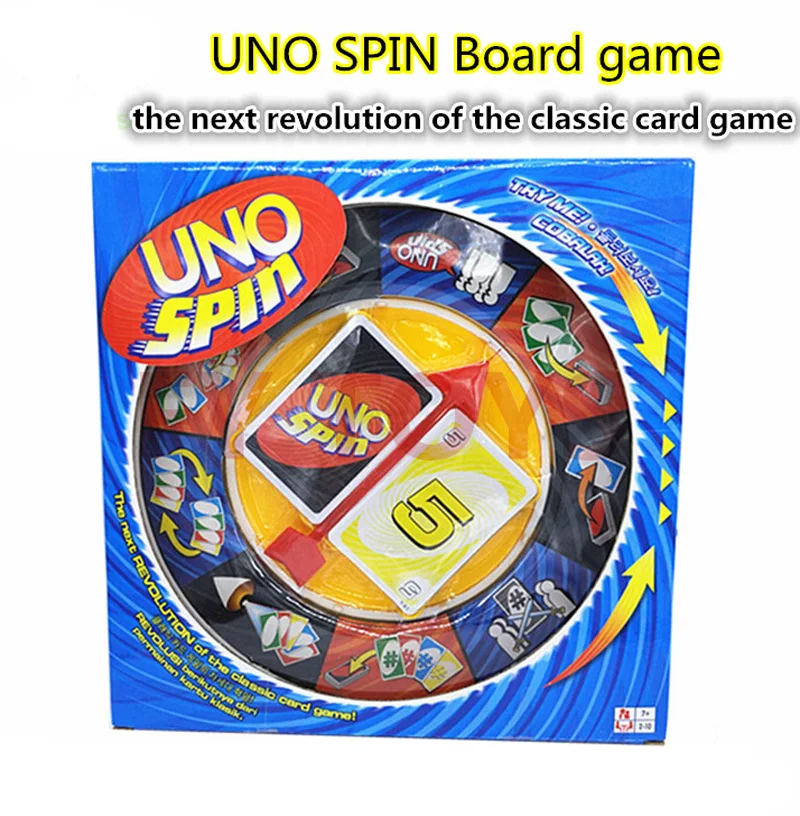 

New Blue Spin Card Travel Game Playing Card For Family Friends Party Fun