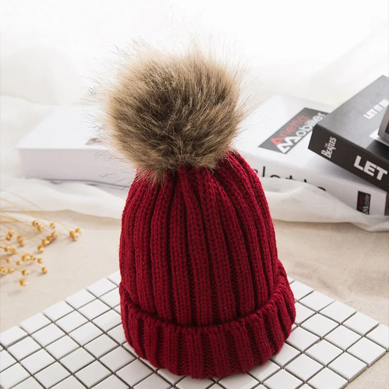 Hat Winter Creative New Wool Women Thick Warm Ball Knit Beanie Pom Dropshipping 2018 Casual | Аксессуары для одежды