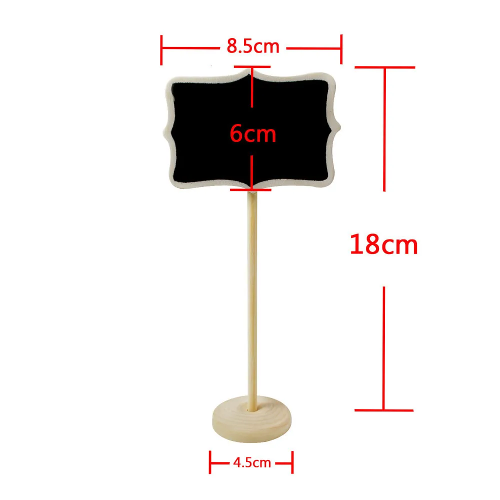 1 шт. мини Деревянная Доска Классная доска на палочке подставка держатель настольный номер для украшения свадебного мероприятия