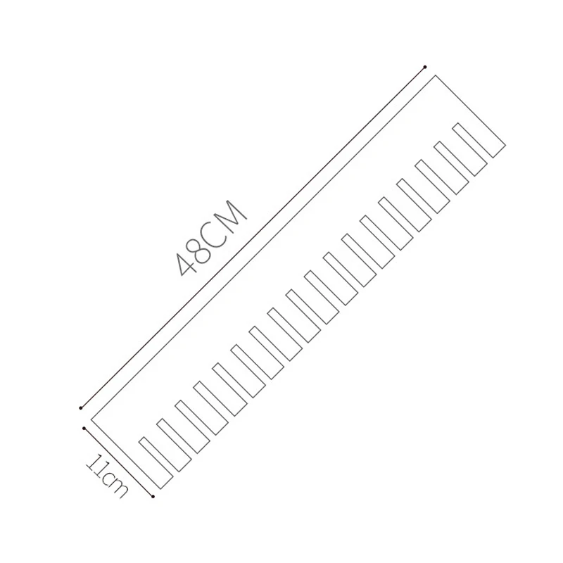 Регулируемая горизонтальная обшивка разделитель выдвижного ящика перегородки шкаф Органайзер для хранения XB 66