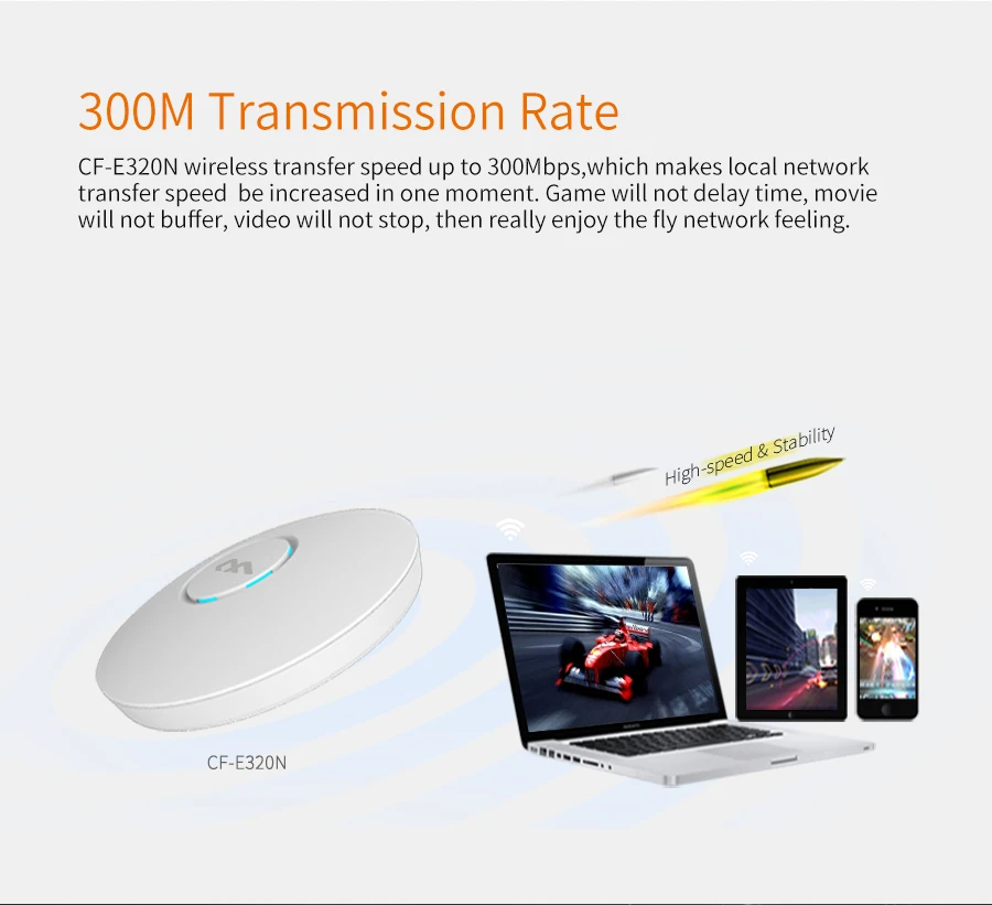 COMFAST CF-E320NV2 300 Мбит/с потолочная точка доступа 802.11b/g/n беспроводная точка доступа Wi-Fi роутер 16 флэш wifi точка доступа добавить 48 в POE мощность