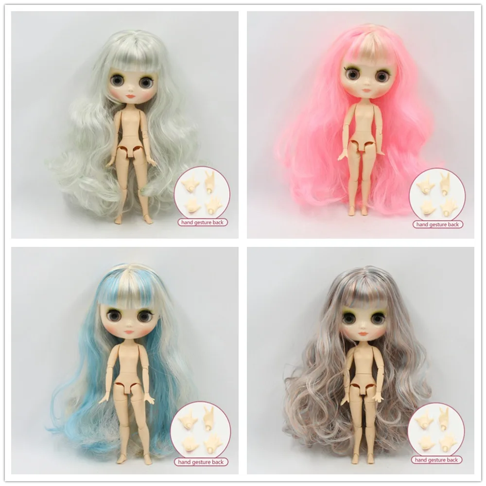 Кукла middie blyth, 20 см, Обнаженная кукла для тела, с белой кожей, разные пластины для лица, цветные волосы и руки, как подарок