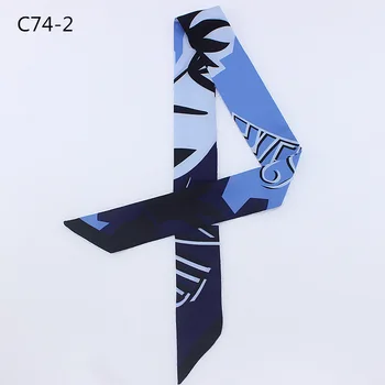

Gradient Color New Arrival Lady Silk Feeling Riband Bags Scarf Small Ribbon Hair Band Bandeaus Choker Wholesale BD72
