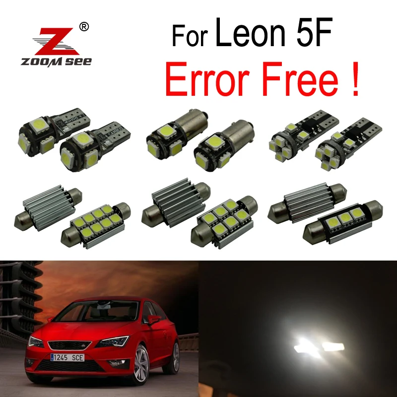 14pc X 100 Canbus Error Free LED font b interior b font reading dome lights bulb