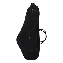 600D водонепроницаемый чехол для саксофона стеганая двойная молния с регулируемым карманом на плече