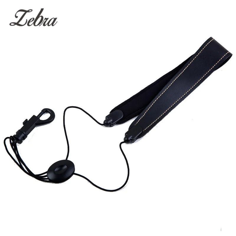 

1 Pcs Zebra Adjustable Saxophone Sax Leather Nylon Padded Neck Strap with Hook Clasp Saxophone Belt Shoulder Accessories