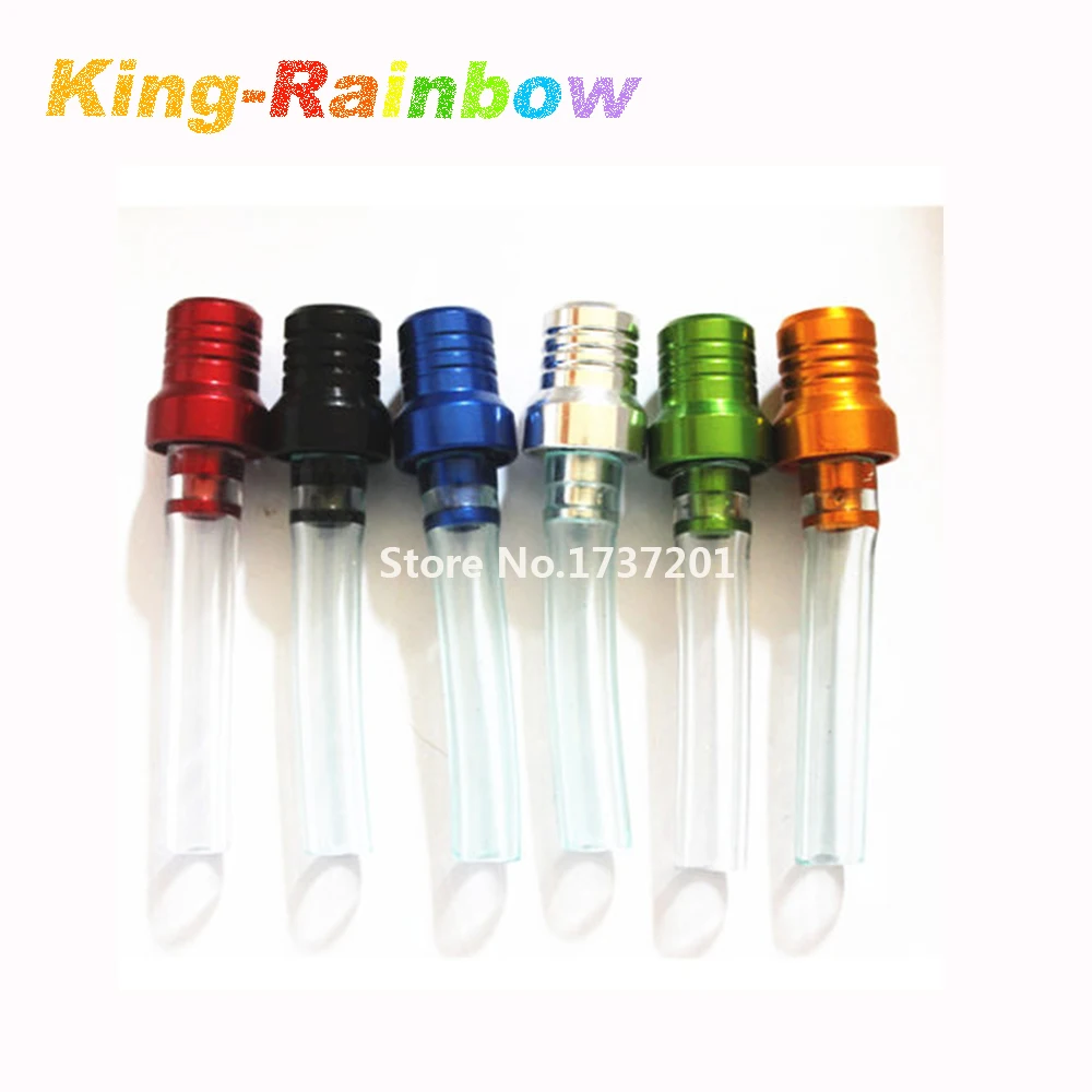 5pcs Colorful Aluminum Fuel Tank Gas Cap Breather Tube Vent Hose ATV