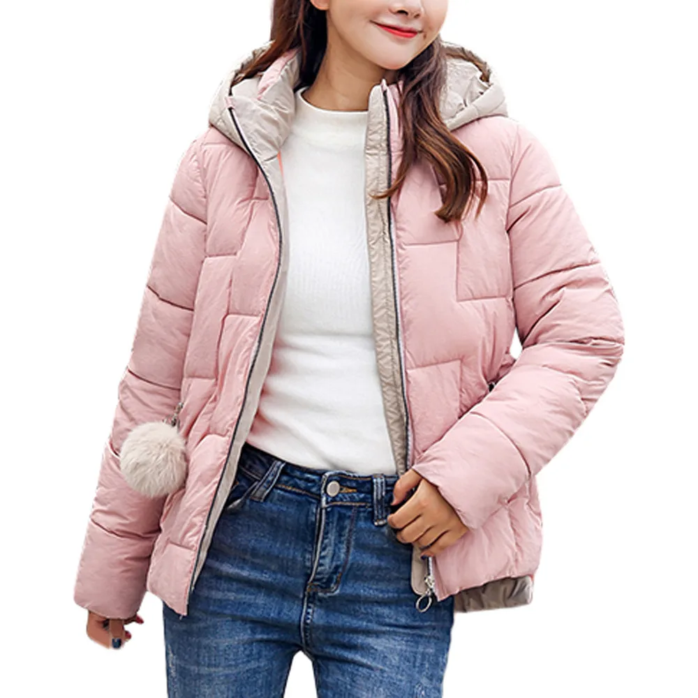 Free Ostrich 2019 new ladies fashion coat winter jacket women outerwear short jacket female padded parka women's overcoat N30