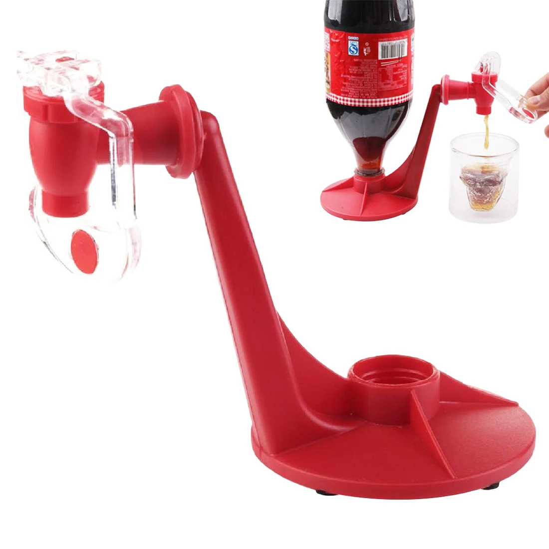 1pc Amazing Tap Dispenser Bottle Coke Upside Down Drinking Water