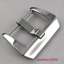 Мм 22 мм полированный 316L нержавеющая сталь винтовой пряжки подходят parnis военные часы