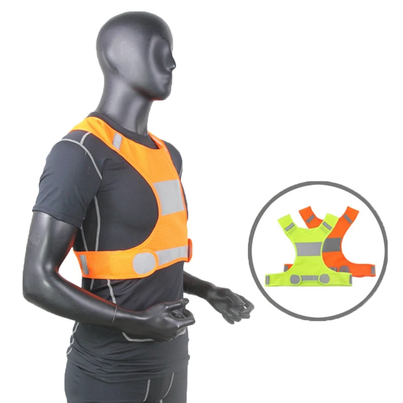 

Outdoor Running Reflective Vest Cycling Vest Lightweight Safety Fishing Vest Sports Gear for Women Men Jogging Walking