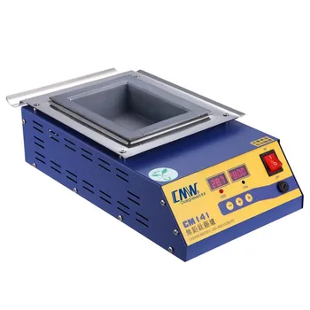 

Square high temperature lead free soldering pot titanium solder furnace tin melting digital display 220V 110V CM-141 600C 900W