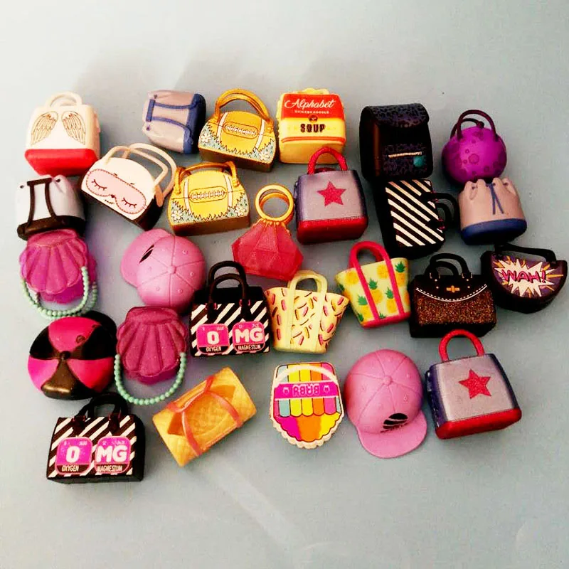 

1/5/10Pcs New original LOL Dolls Bag Hats Accessorries A large number of styles Random no-repeat sale original lol Dropshipping