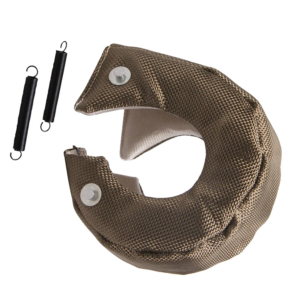 Auto Car T3 Charger Cover Turbo Blanket Heat Shield Cover Fastener Springs Keep crucial engine components