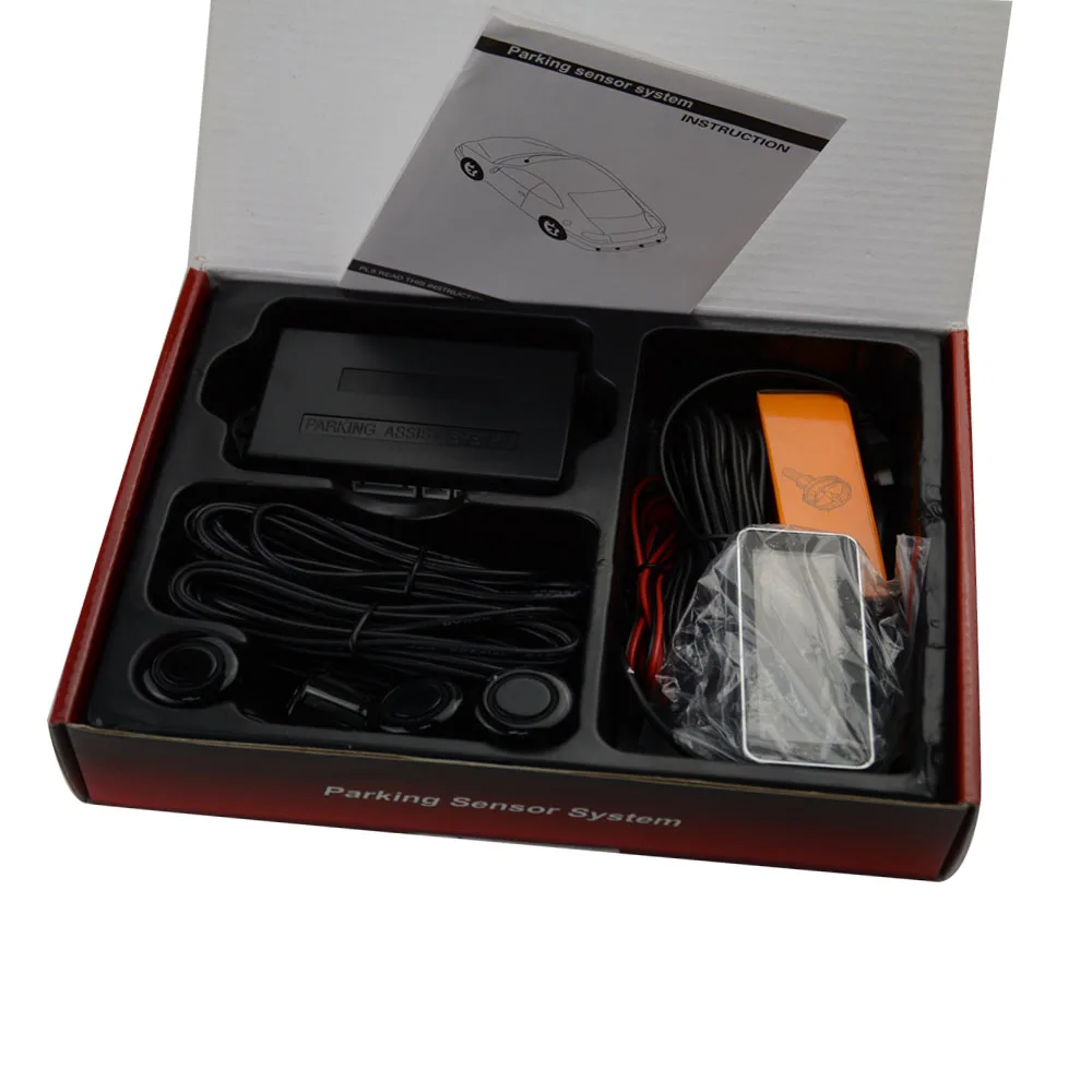 4 sensori Auto Parktronic LED Digital Parking Reverse Backup retroilluminazione Display parcheggio Auto sistema di rilevamento Radar di retromarcia 21 4 sensori Auto Parktronic LED Digital Parking Reverse Backup retroilluminazione Display parcheggio Auto sistema di rilevamento Radar di retromarcia -