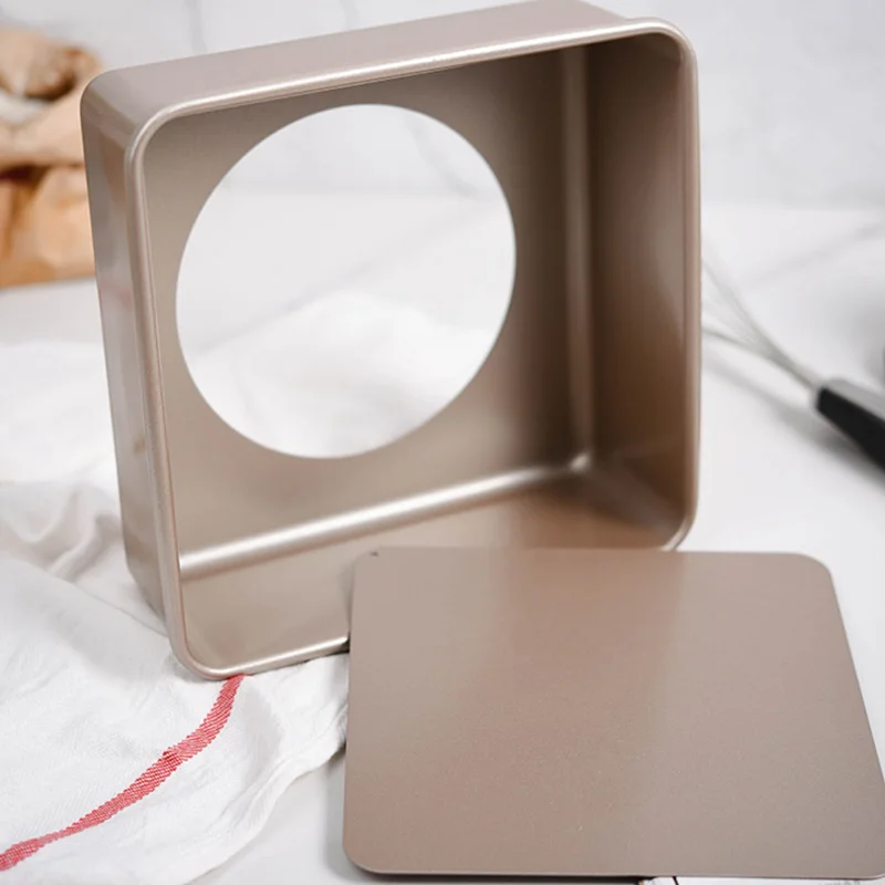 Meilleur En acier au carbone mousse carré en direct gâteau moule 8 9.5 pouces moule à cake antiadhésif poêle à frire de cuisson outils accessoires de cuisine