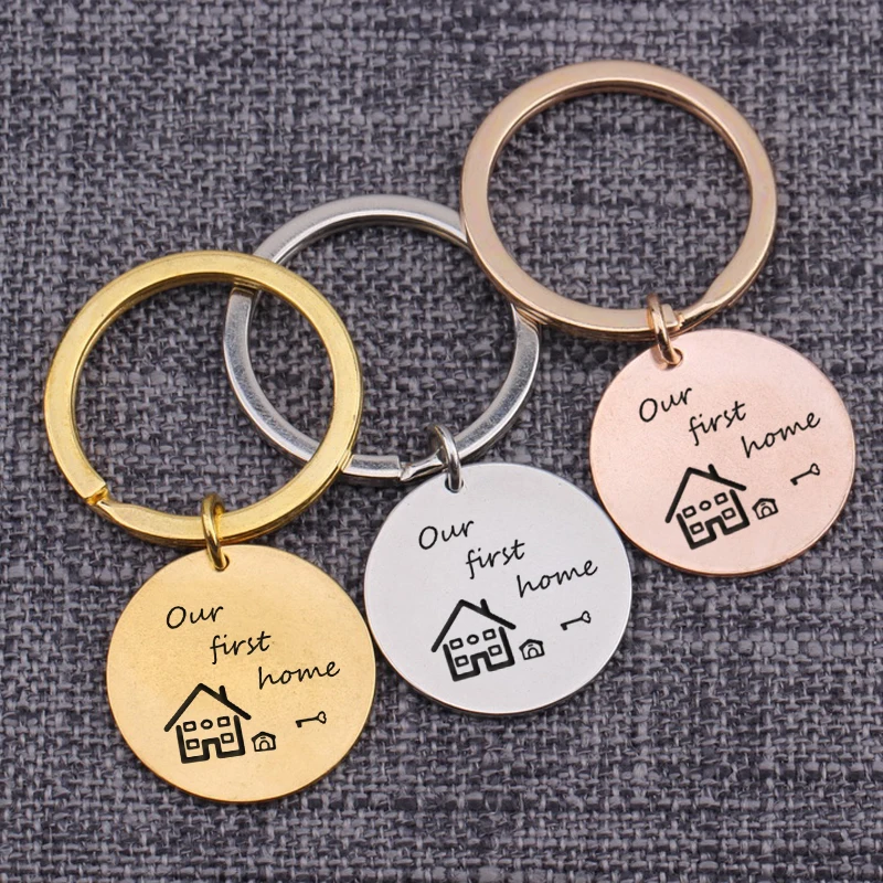 

Keychain Jewelry Our First Home Keys Ring 2019 Keychains Lovers Couples Present Housewarming New House Homeowne Girlfriend