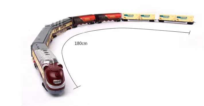 1/87 модель железной дороги 9,4 метров Электрический поезд трек электрический игрушечный поезд для детей железная дорога грузовик детский подарок