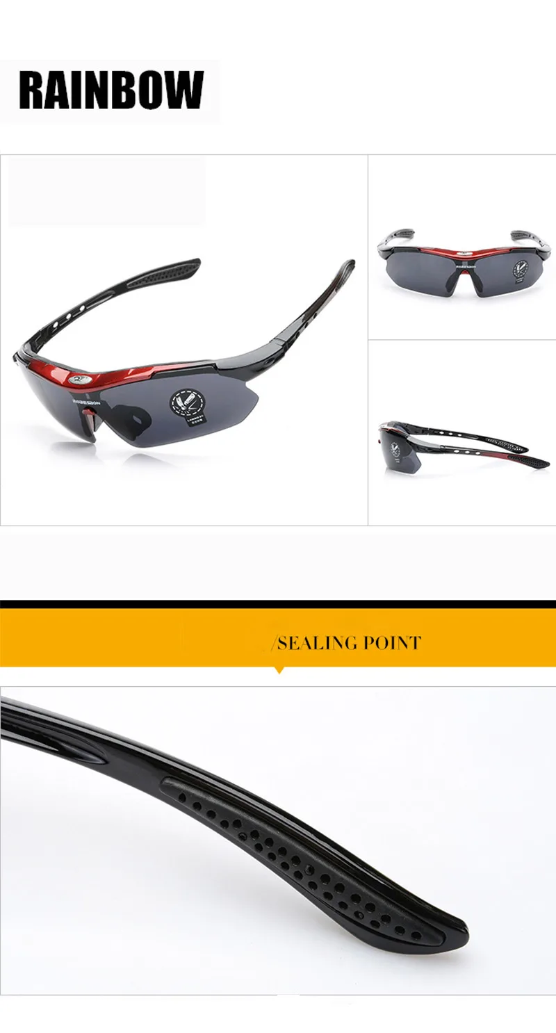 Ridding Eyewear profession Cycling glasses Sport Goggles  Windproof Bike Mountaineering glasses Sport Fishing Sunglasses Racing
