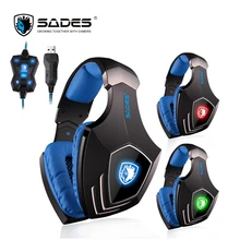 SADES A60 7 1 Surround Sound Headphones Vibration Bass Gaming font b Headset b font USB