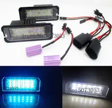 Lámpara de luz LED para placa de matrícula para coche, para VW, Eos, Golf6, Golf7, Amarok, Beetle, Polo, Passat B6, CC, Phaeton, B7, Scirocco, Lupo