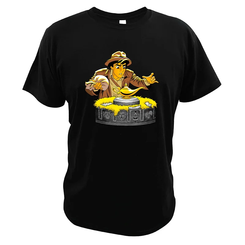 

Genie T shirt Aladdin Find The Magic Lamp EU Size Orinality Well Known Childhood Cartoon T-shirt
