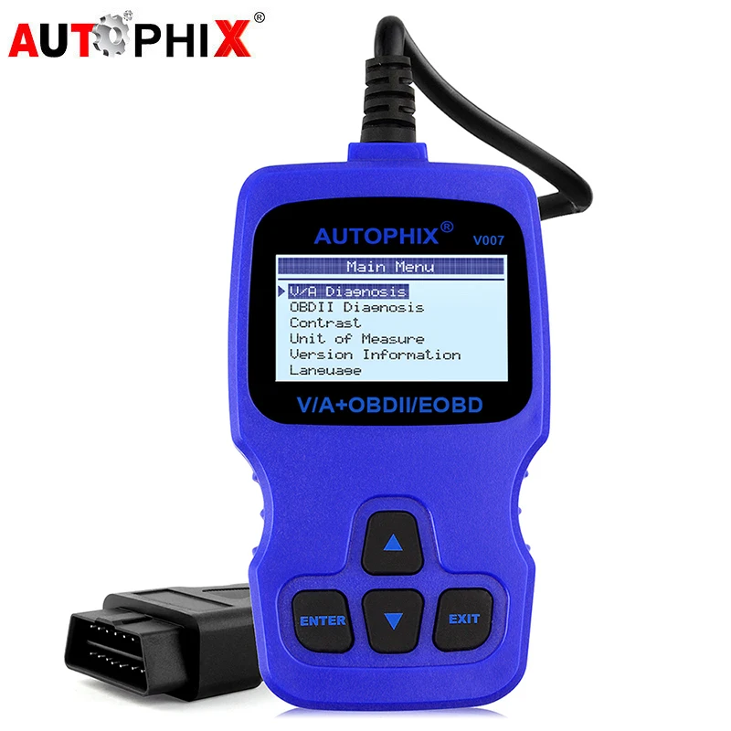 Autophix V007 OBD2 Профессиональный диагностический считыватель кодов ABS SAS SRS тормоз TP сброс масла Авто сервис для T4 T5 A3 A4 B8 Ibiza Leon