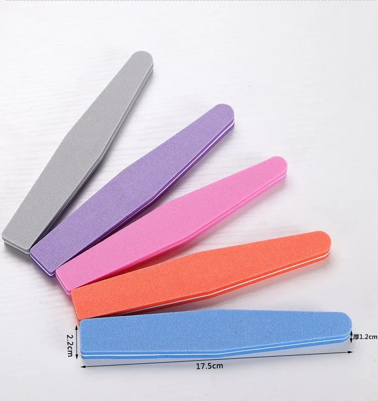 6pcst Nail Art File Buffer Sandpaper Slim Kit Set Beauty Color Available for Manicure Nail Tools Tips Sanding