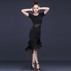 2019 Новый латинское платье для танцев для Для женщин сексуальная женская обувь; латинская юбка для танцев для румбы конкурс