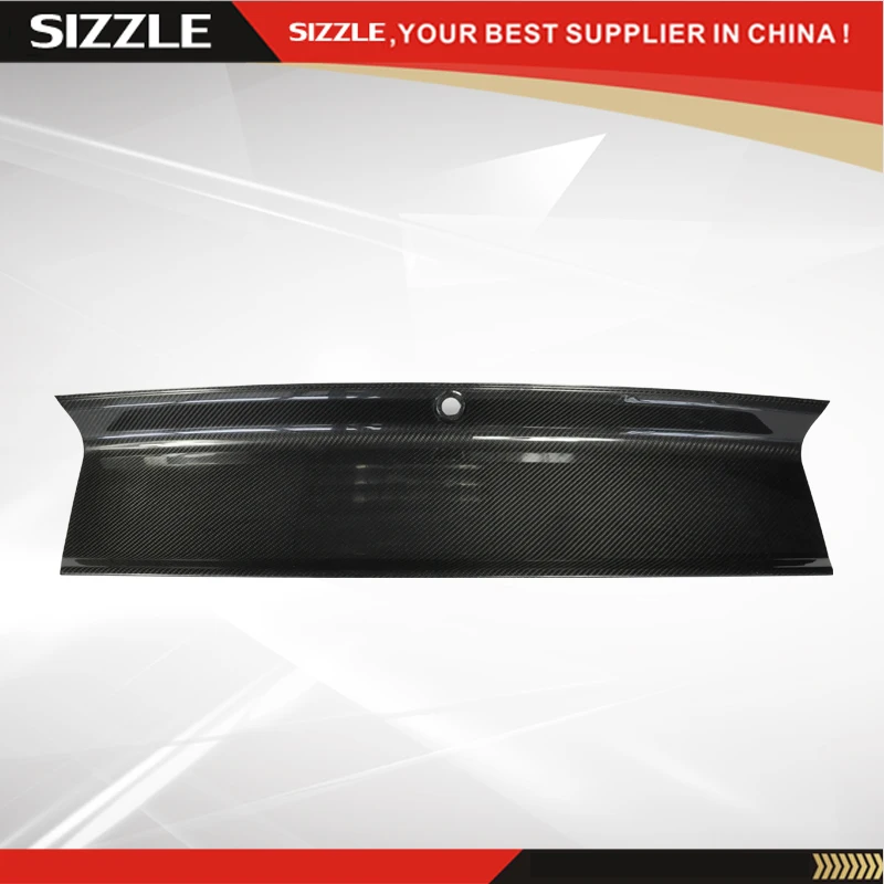 

Carbon Fiber Trunk Deck Lid Cover Accessories For Ford Mustang 2015 2016 2017