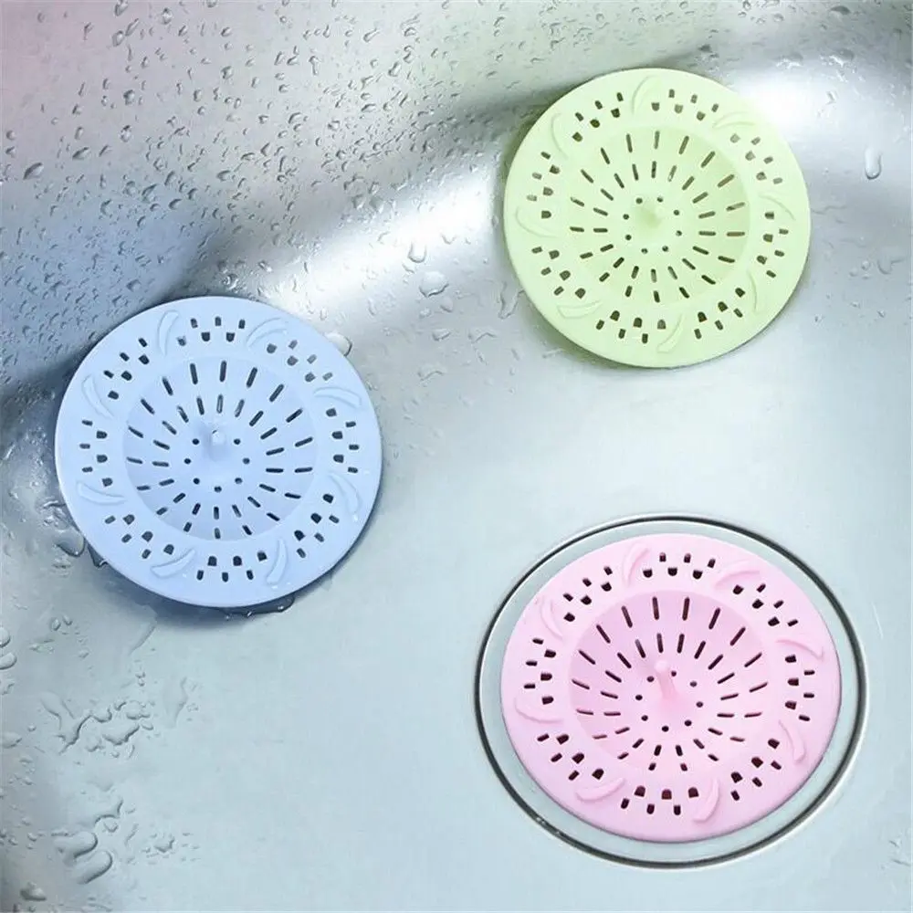 

Sewer Outfall Strainer Hair Stopper Catcher Shower Bath Anti-blocking Floor Drain Tub Strainer Cover Sink Trap Basin Filter