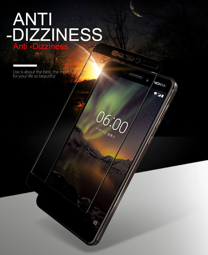 TOMKAS Glass For Nokia 5 3 8 Screen Protector Tempered 9H Hardness Anti Shatter Film For Nokia 5 3 6 7 8 Screen Protector