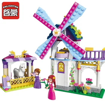 

Enlighten Models Building toy Compatible with E2604 210pcs Windmill Blocks Toys Hobbies For Boys Girls Model Building Kits
