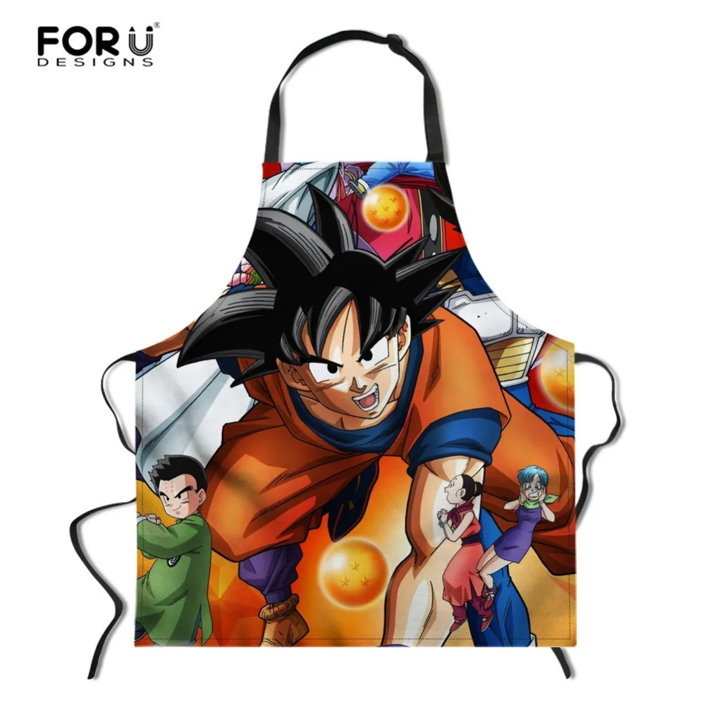 

FORUDESIGNS Dragon Ball Sleeveless Aprons Children Drawing Handwork Art Class Solid Craft Aprons custom Adult Anti-dirty Aprons