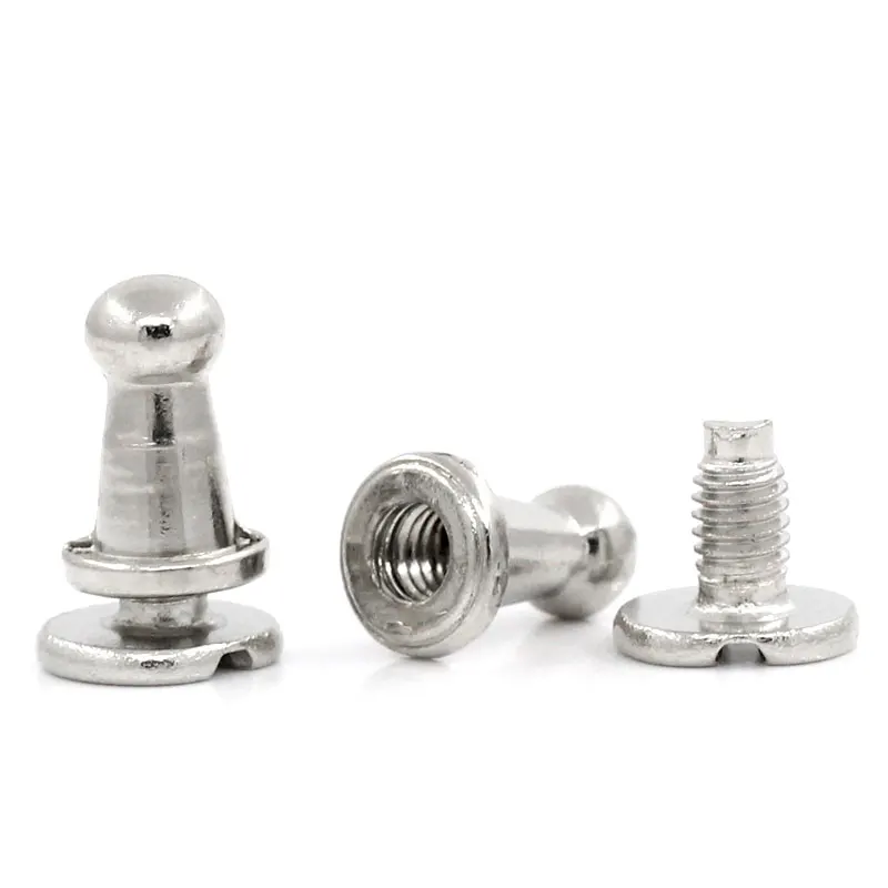 Urijk 50Sets Screw Back Studs/Metal Decorative Spikes Rivets Studs For